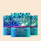 Maree eye patches for puffy eyes with colorful gel, designed to reduce puffiness and refresh the eye area.