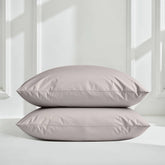 Elegant Luxe Australian Sateen Pillowcase Set by Italic, soft smooth bed pillowcases on a neatly made bed.