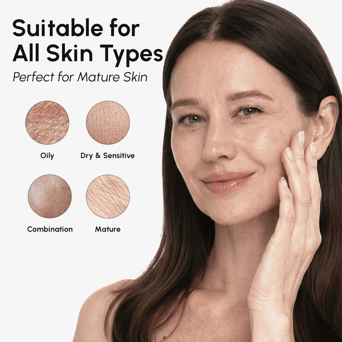 Maree Firming &amp; Lifting Collagen Moisturizer in a gold jar, smooth face cream with a luxurious texture for skincare.