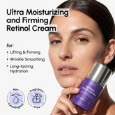 Maree Retinol Lifting & Firming Face Cream applied on a woman&
