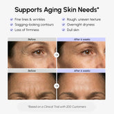 Maree Retinol Lifting & Firming Face Cream jar showing smooth, creamy texture for youthful skin improvement.