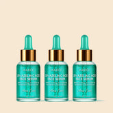 Maree Redness Soothing Azelaic Acid Serum applied on a face with clear, smooth skin, promoting calm and reducing redness.