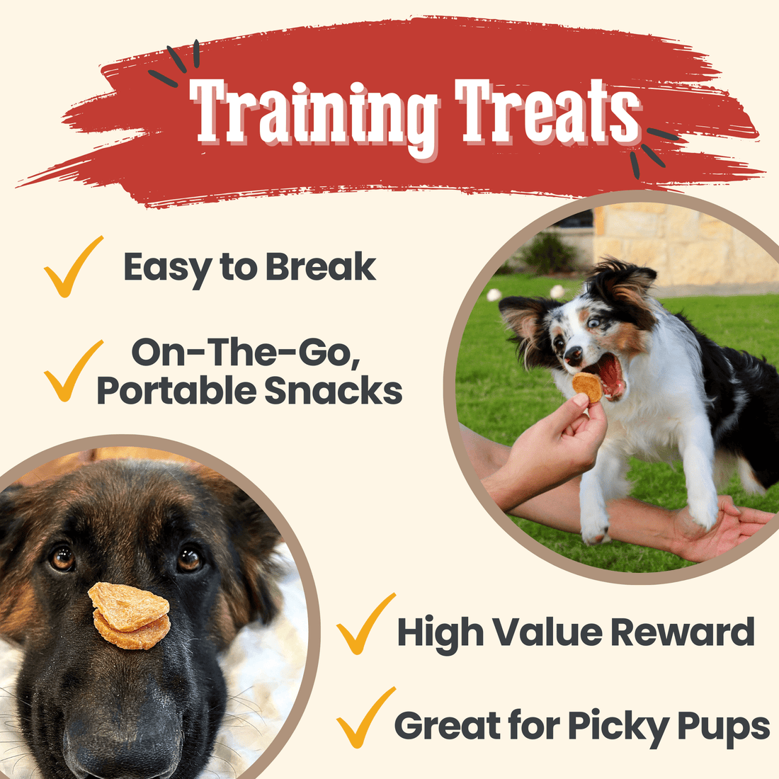 Farm To Pet chicken chips for dogs, all-natural single-ingredient dog treats in a 4oz bag, showing crispy chicken chip slices.