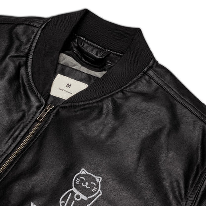 Lucky Cat Leather Jacket