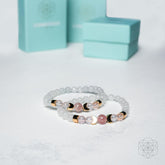 Conscious Items fertility bracelet with engraved symbols, made of natural materials, designed to support fertility and wellness.