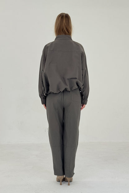 Findmenowthelabel sable pant in charcoal, stylish men&