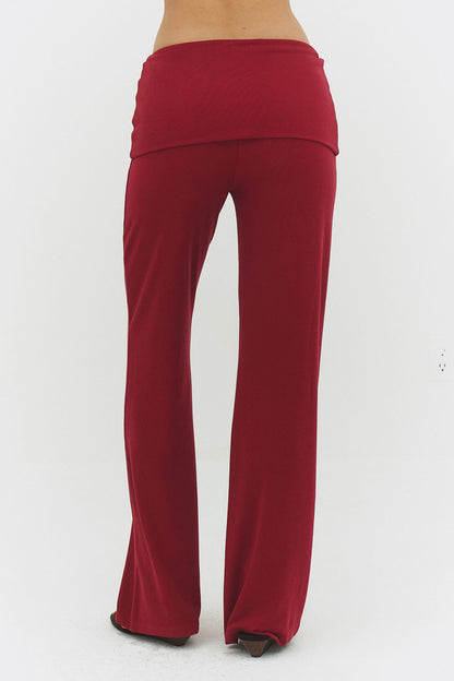 Findmenowthelabel Maru pants in raspberry color, stylish and comfortable women&