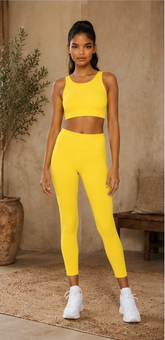 Black Breathe Easy Cut-Out Back Sports Bra by Fitkitty Culture, made of Lycra® blend, with stylish cut-out back and supportive fit.