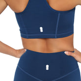 Black SmoothFit full coverage sports bra by Fitkitty Culture, featuring comfortable fit and supportive design for active wear.