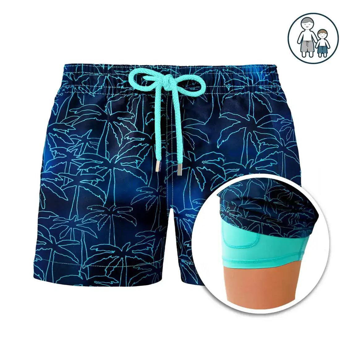Boys Hybrid Swim &amp; Play Shorts – Foggy Palms
