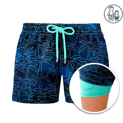 Boys Hybrid Swim &amp; Play Shorts – Foggy Palms