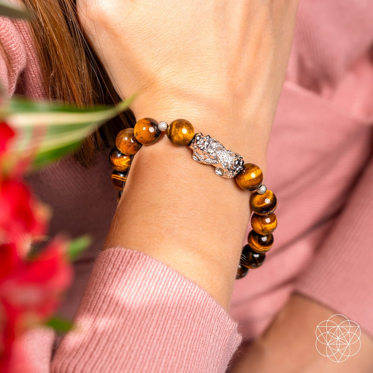 Fortune Flows - Tiger’s Eye &amp; Pixiu Bracelet
