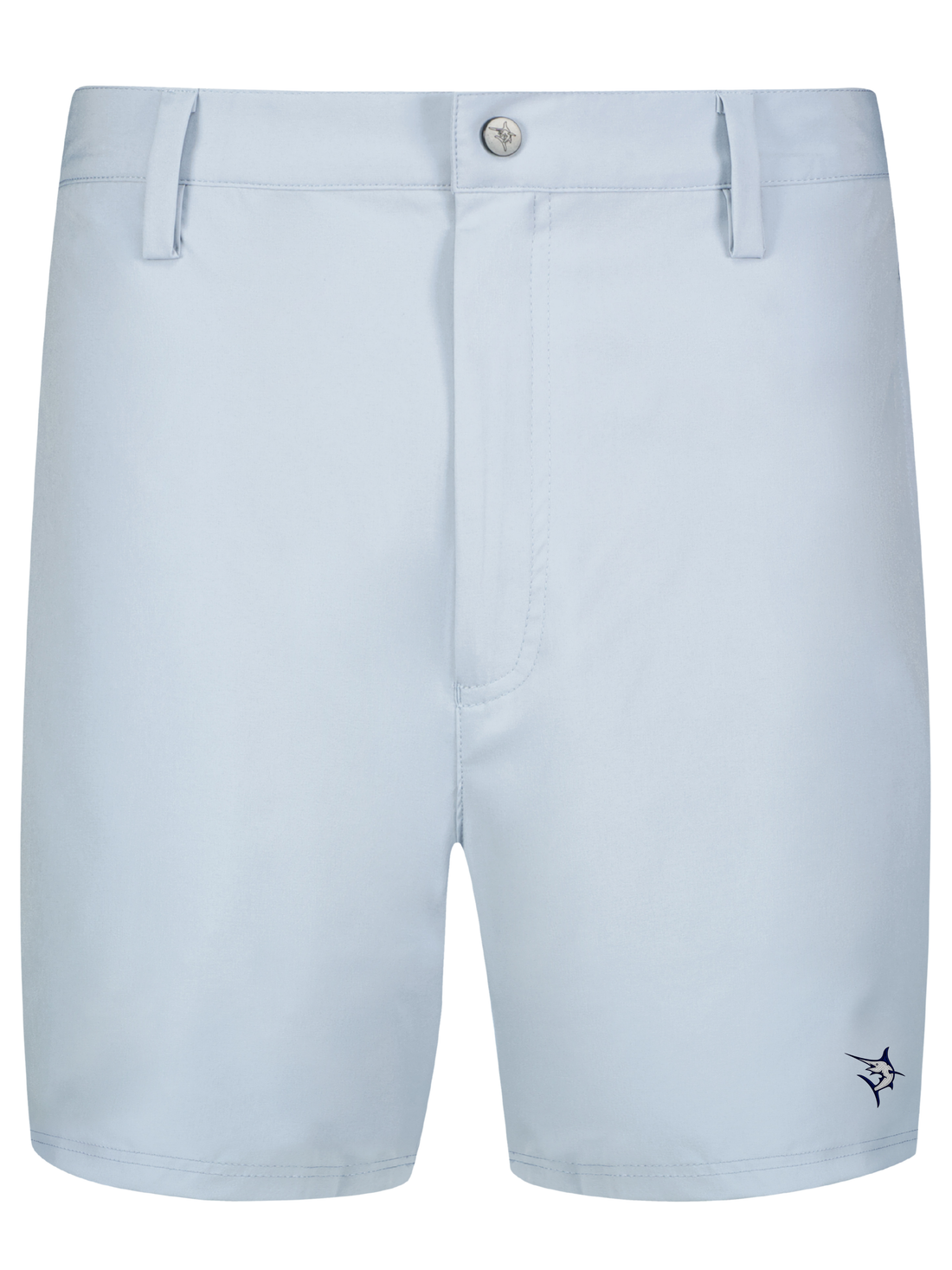 Grey White Water Life Freeport Short shorts with a relaxed fit and subtle branding, ideal for effortless outdoor performance.