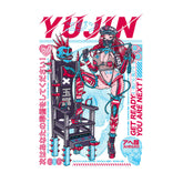 Yūjin Clothing Get Ready Hoodie featuring a comfortable fit and stylish design, displayed on a model with a casual stance.