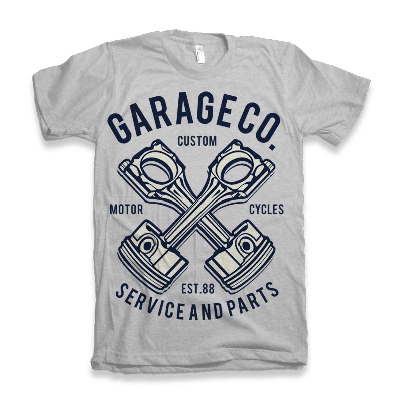 Men’s printed T-shirt from Garage Co, made of bamboo viscose and organic cotton, featuring a graphic design and short sleeves.