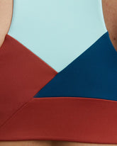 Goal Five Pionxr Training Bra Top in rose cinnabar color, featuring a comfortable fit and athletic design for active wear.
