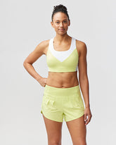 Goal Five Pionxr Training Bra Top in rose cinnabar color, lightweight and supportive athletic wear for active workouts.