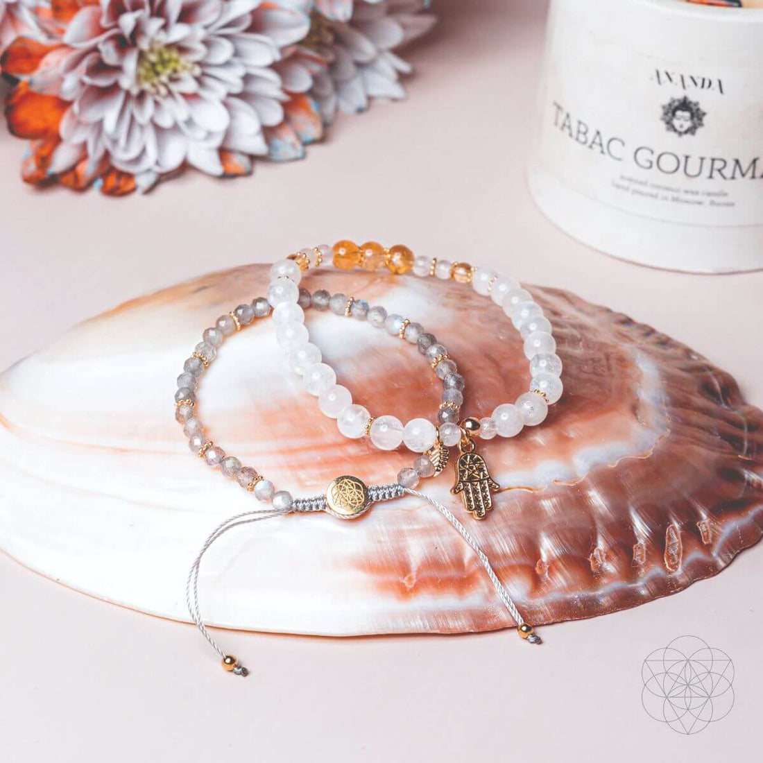 Golden Hand of Fortune jewelry set featuring bracelets of wealth, crafted by Conscious Items, with intricate gold-toned designs