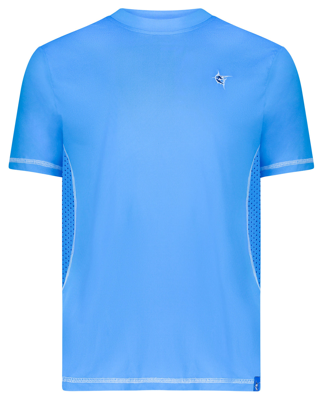 White Water Life Grander Short Sleeve Performance Tee, lightweight athletic shirt with moisture-wicking fabric and logo detail.