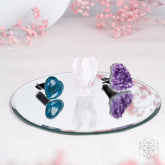 Set of Guardian Angel Car Crystals of Protection by Conscious Items, featuring shimmering crystal stones for vehicle protection.