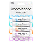 BoomBoom Nasal Stick by Healthova with vapor flow technology, mint aroma, and natural ingredients for a refreshing, mood-boosting inhale.