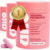 URO Vaginal Probiotics by Healthova, 60 count, showing capsules and packaging for women&