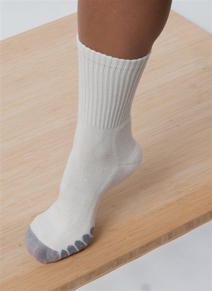 Spun Bamboo high-performance crew socks made from bamboo viscose, featuring a comfortable fit and breathable fabric.