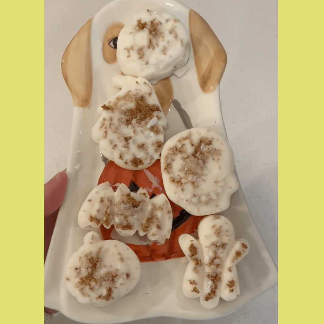 Farm To Pet Halloween dog treat mold for homemade pet treats, featuring festive Halloween shapes for pets.