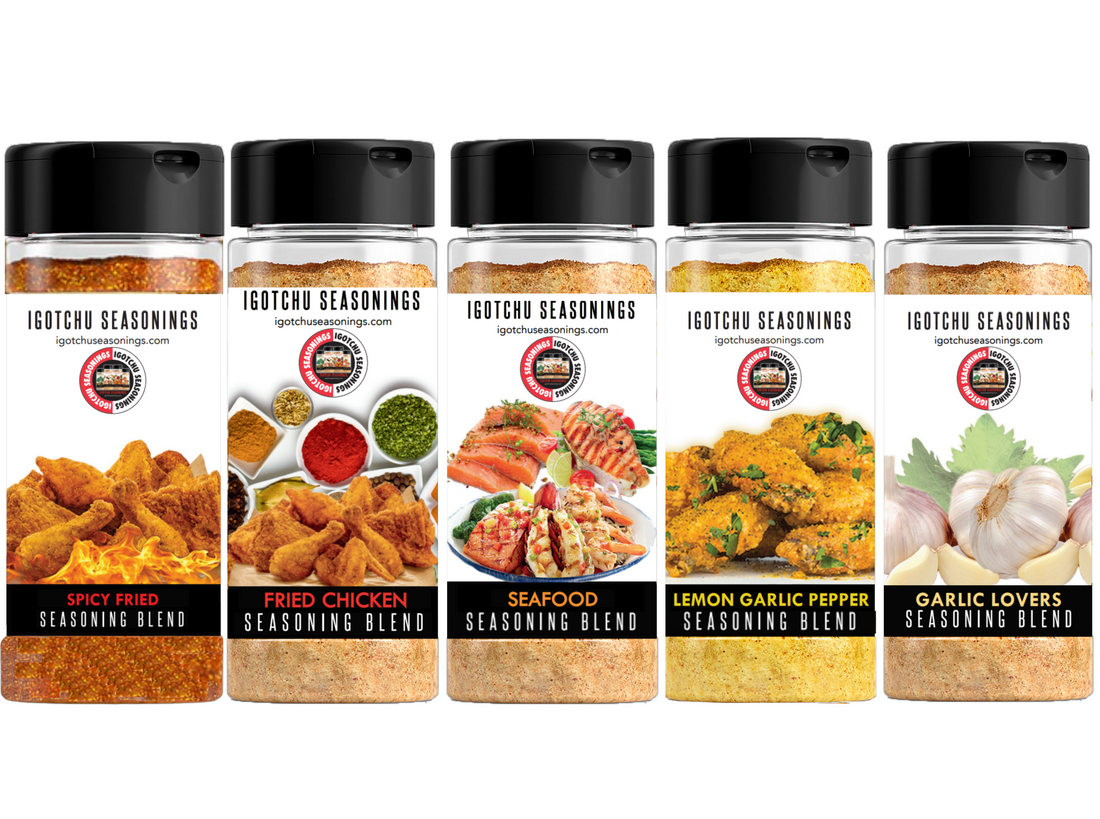 Screenshot of Igotchu Seasonings Fry Fest seasoning packet for flavorful fried foods.