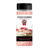 Igotchu Seasonings Peppermint Shake in a 5.5 oz jar, featuring a festive peppermint flavor for holiday treats.