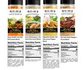 Igotchu Seasonings 8 oz Health Collection Collab Bundle with assorted spice jars and packaging on a white background.