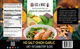 Igotchu Seasonings 8 oz Health Collection Collab Bundle with anti-inflammatory label on the jar, featuring natural herbs and spices.