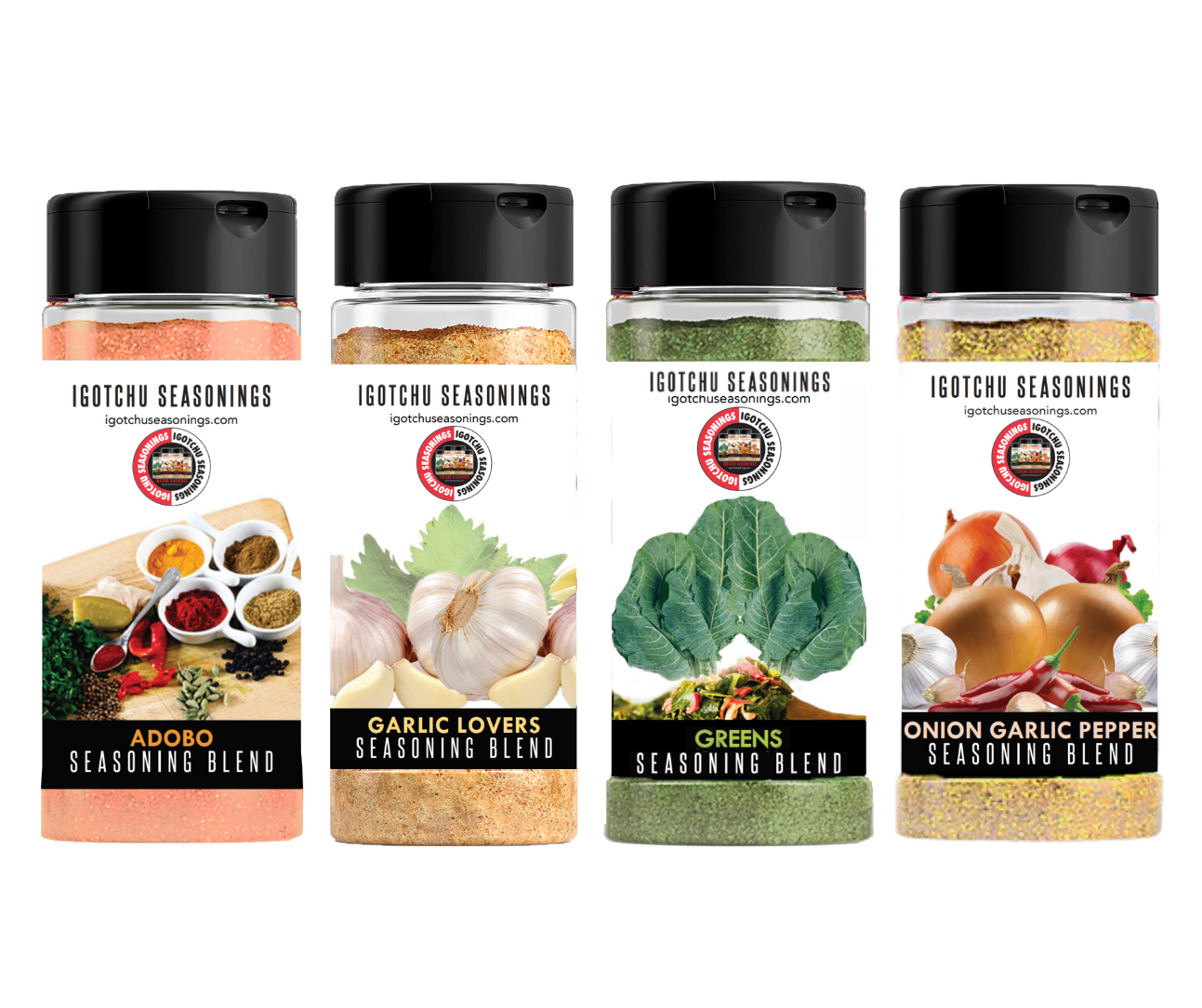 A close-up of Igotchu Seasonings&