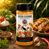 Igotchu All Purpose Seasoning jar with label, showcasing versatile spices in a clear container for enhancing various dishes.