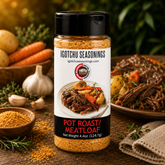 Igotchu Meatloaf seasoning in a jar, savory spices and herbs for flavorful meatloaf, part of Igotchu Seasonings&