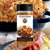 Igotchu Meatloaf seasoning in a jar, spices and herbs blend for flavorful meatloaf, from Igotchu Seasonings.