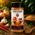 Igotchu Spicy Onion Garlic Pepper seasoning jar with vibrant label, showcasing the flavorful blend of spices and herbs.