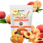 Igotchu Peach Lemonade seasoning blend in a jar, featuring peach and lemon flavor accents, perfect for adding fresh citrus taste.