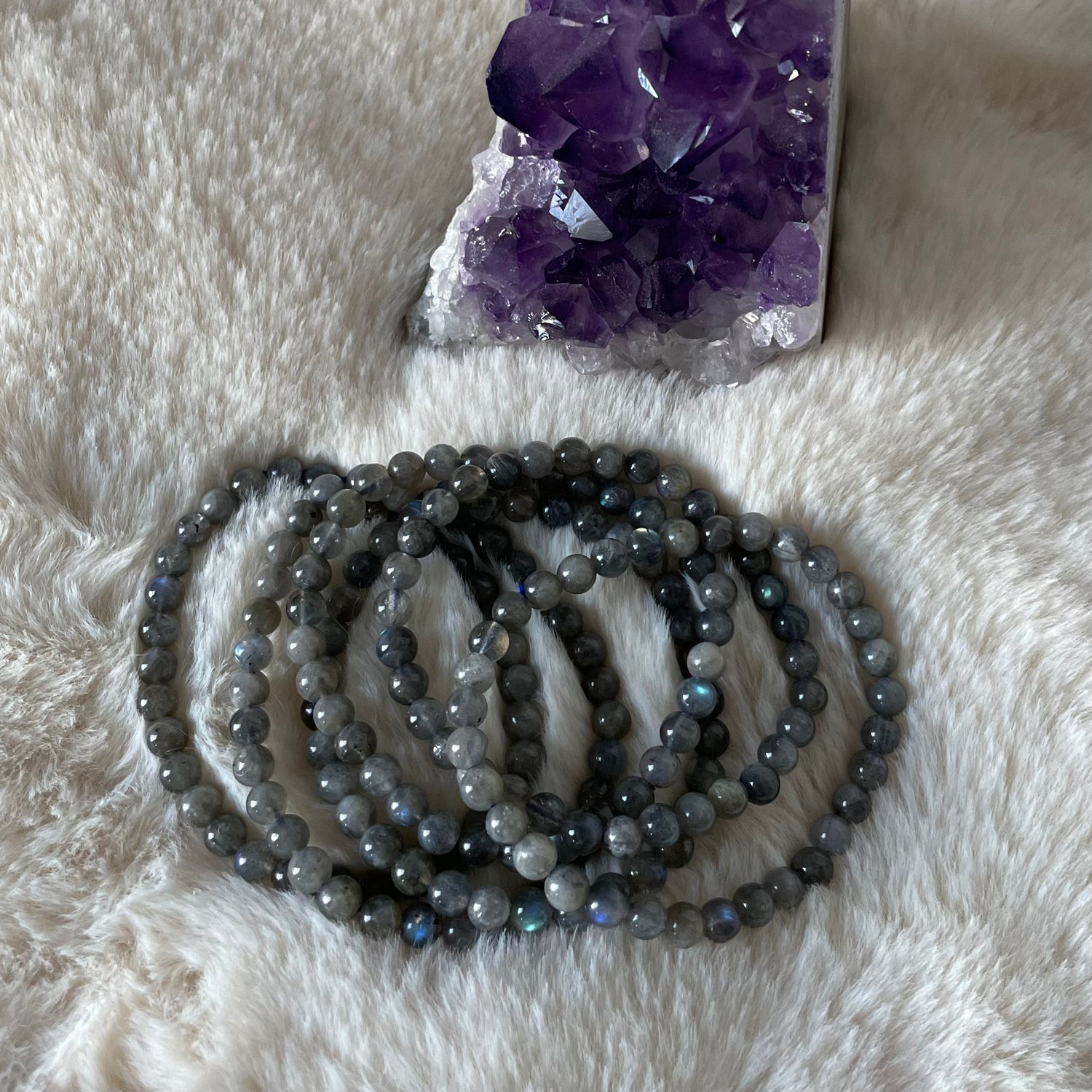 Labradorite stretch bracelet