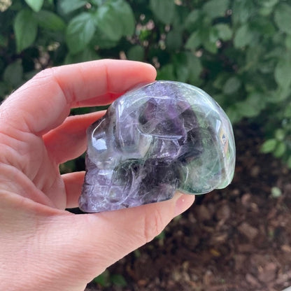 Fluorite Skull