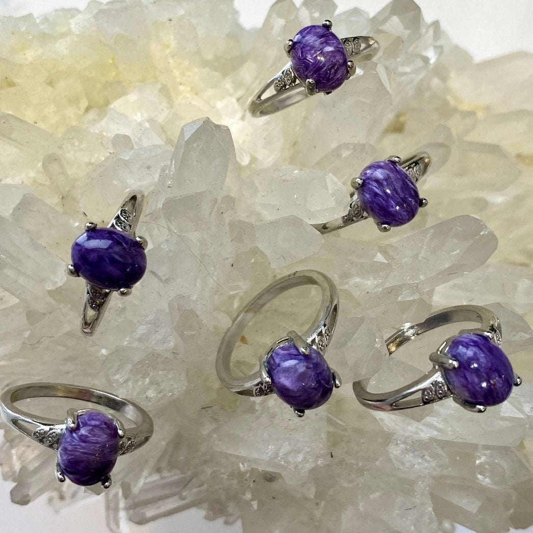 Charoite Ring
