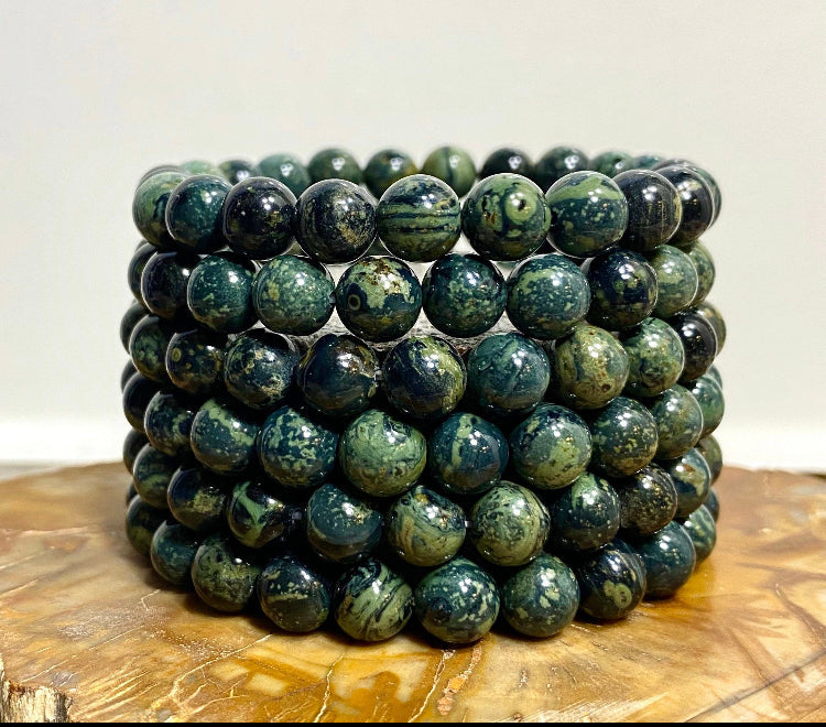 Kambaba Jasper Stretch Bracelet