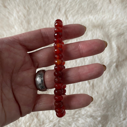 Faceted Rondelle Beaded Bracelets