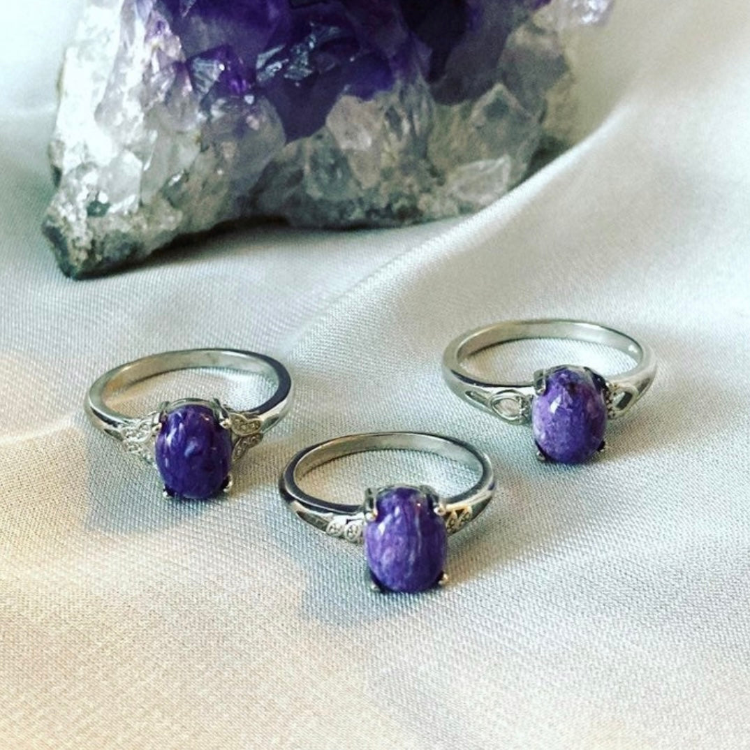 Charoite Ring