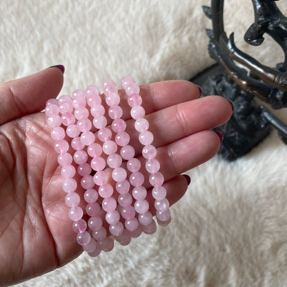 Rose Quartz Stretch Bracelet