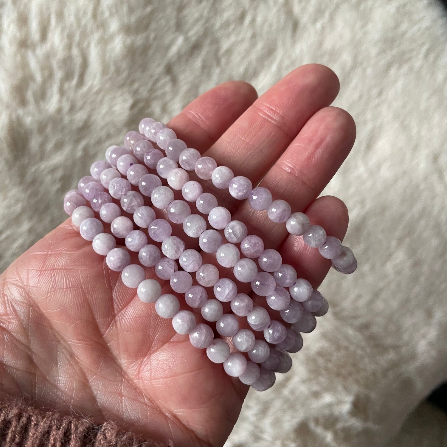 Kunzite Stretch Bracelet