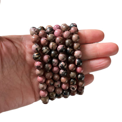 Rhodonite Stretch Bracelet