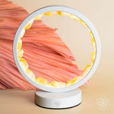 Citrine Lamp of Manifestation night light by Conscious Items featuring a warm, glowing citrine crystal design for positive energy.