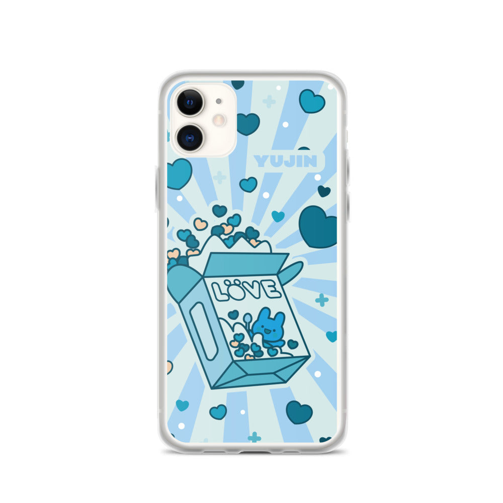 Love iPhone case by Yūjin Clothing featuring a stylish design and durable phone protection.