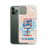 Japanese Dragon iPhone Case by Yūjin Clothing featuring a detailed dragon design on a protective phone case.